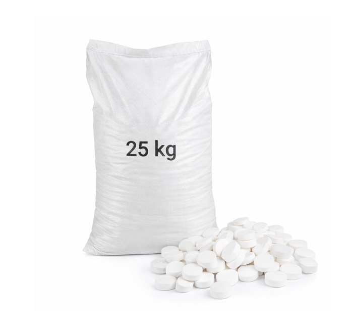 Slika Tabletirana so 25 kg – So za uređaje za elektrolizu